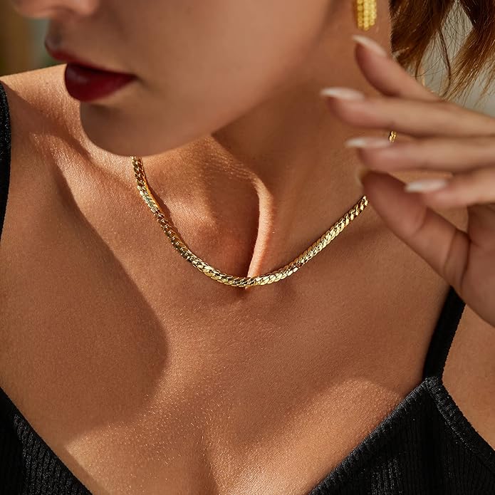 Dainty Layered Choker Necklace 18k gold Plated Y Pendant Commemorative coin Necklace Multilayer Bar Disc Necklace Adjustable Layering Choker Necklaces fashion jewelry for Women Girls