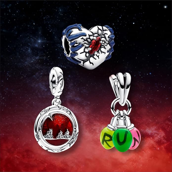Gold Heart Family Charms Bead for Bracelets and Necklaces Jewelry Charm for Women Valentine Mother's Day