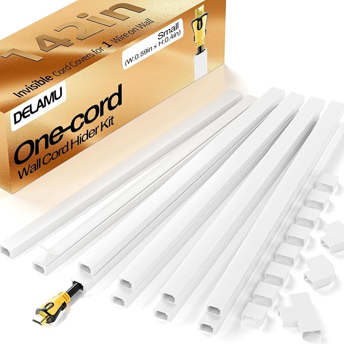 Delamu Cord Hider, 142in Cord Covers by DELAMU