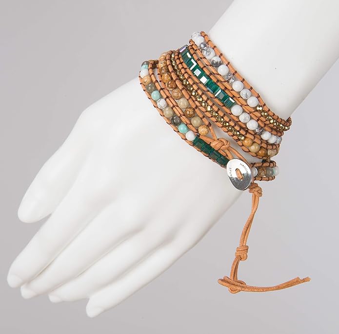 SPUNKYsoul New! Dazzling Handmade Leather Wrap Bracelet Collection