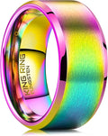 King Ring Tungsten 4/6/8/10mm Rings – Super Polished Matt Finish Tungsten Rings – Designed in USA