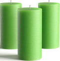 Set of 3 Pillar Candles 3" x 6" Unscented Handpoured Weddings, Home Decoration by MeltCandleCompany