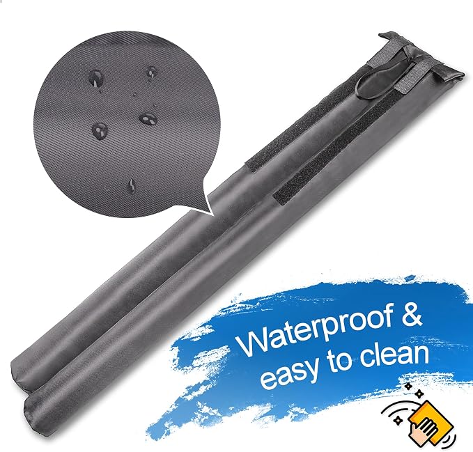 MAXTID Door Draft Stopper for Bottom of Door Weather Stripping Seal 36"Grey | - Image 9