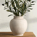 Ceramic Flower Vase, Rustic Farmhouse Decorative Vase Pottery Pampas Grass Vases by ooit