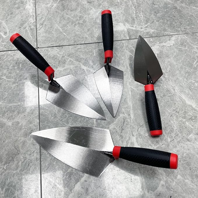 4 Pcs Pointing Trowel Set, 6/7/8/9" Carbon Steel - Image 7