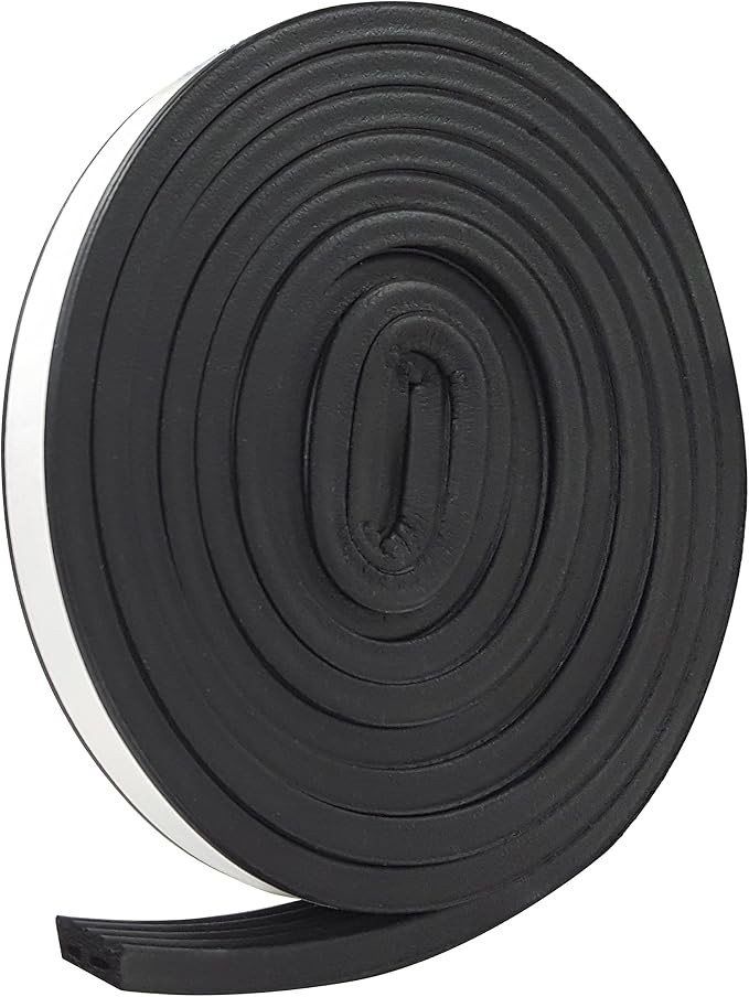 Frost King V27BK EPDM Rubber Self-Stick Weatherseal Tape, 9/16" W, 5/16" T by Thermwell+Products+Co.%2C+Inc