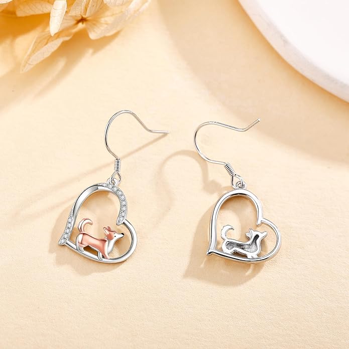925 Sterling Silver Earrings for Women Dangle Drop Earrings Jewelry Gifts