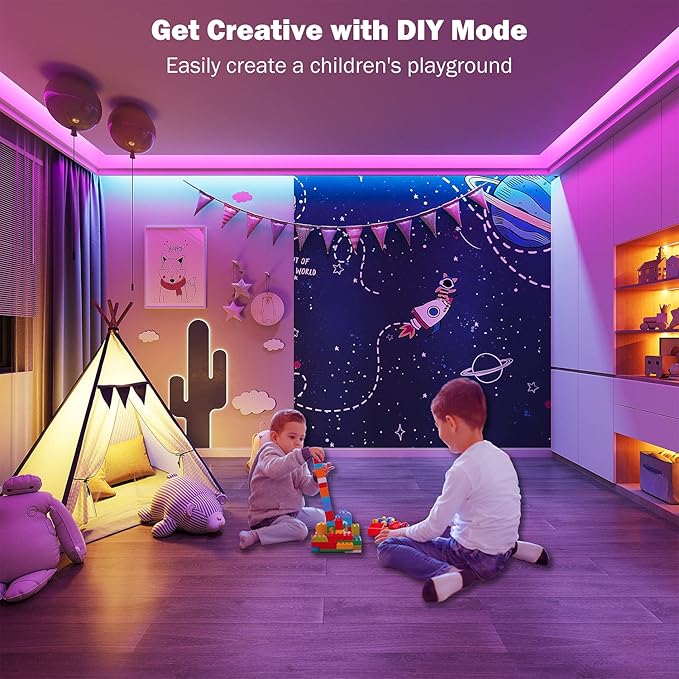 65.6 ft Led Lights for Bedroom - Image 5