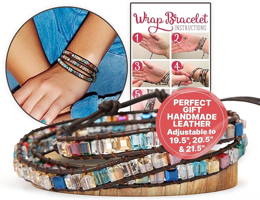 SPUNKYsoul New! Dazzling Handmade Leather Wrap Bracelet Collection