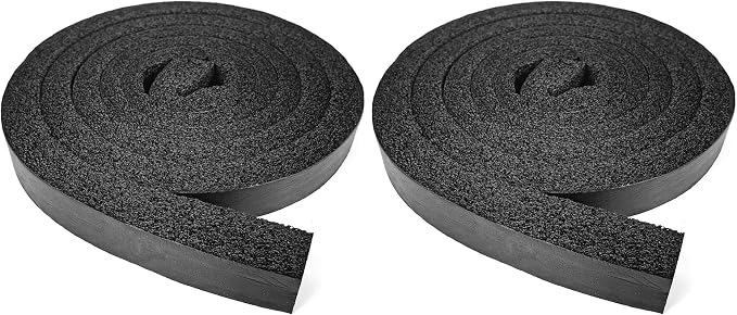 Topiverse Weather Stripping, Door Seal Strip, 1 in x 1 in x 6.5 Ft by Topiverse