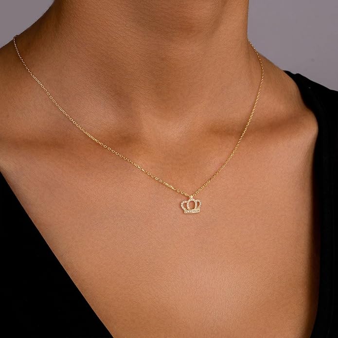 14K Gold Plated Dainty Pendant Butterfly Bead Boot Bee Baseball Flower Compass Airplane Heart Hummingbird Tree Necklace Simple Jewelry Gift for Women