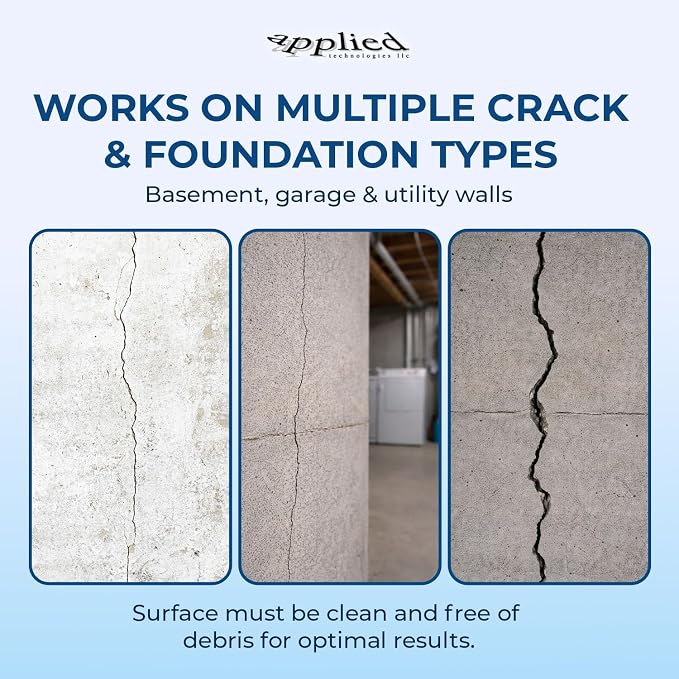 6–10 Ft DIY Foundation Wall Crack Repair Kit, Waterproof Epoxy Concrete Crack - Image 5