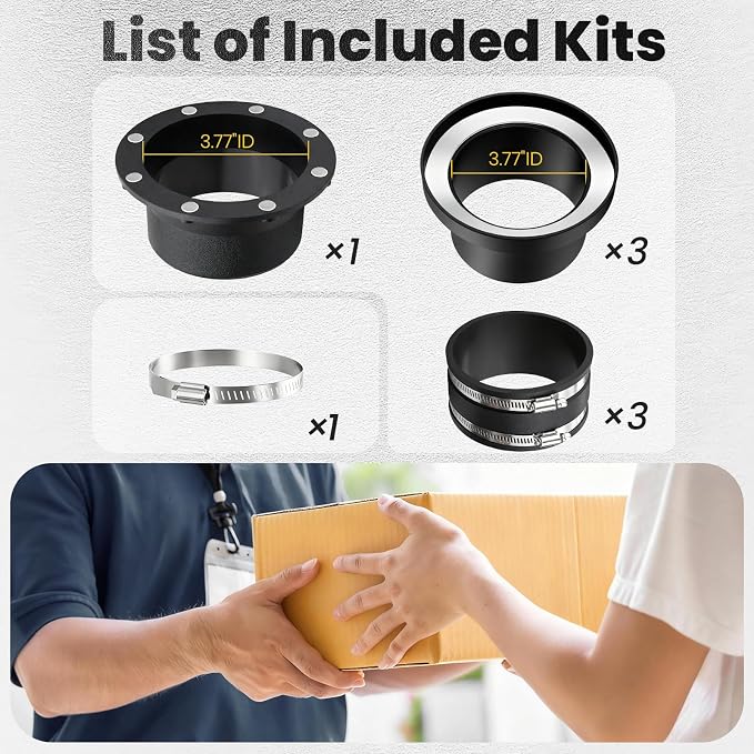 4" Magnetic Dust Collection Fittings, 8 high-Strength Magnets, One-to-Many - Image 5