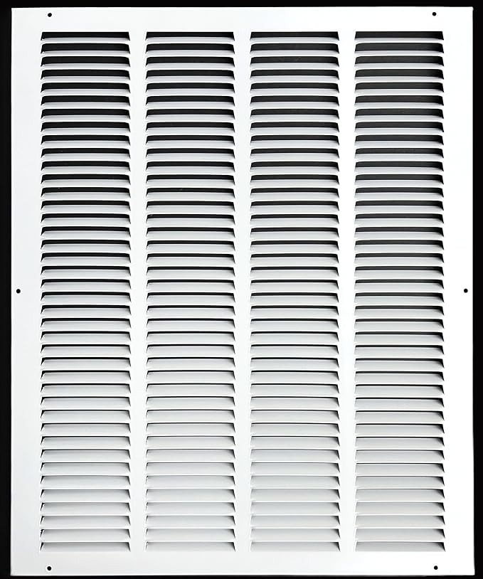 Fits 16x20 Duct Opening Stamped Steel Return Air Grille Vent Cover Grille by KumpelAire