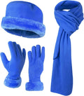 boxed-gifts Women's Warm Fleece Winter - Women's Hat and Glove Set + Hats Gloves Scarves for Women