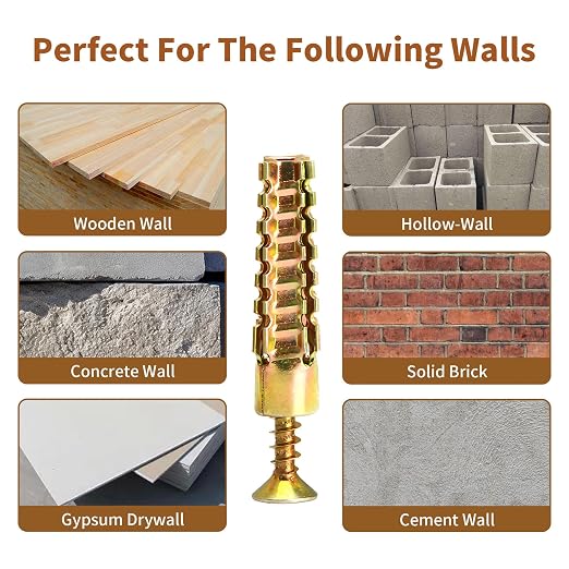 30 Packs Heavy Duty Hollow Wall Anchors - Image 5
