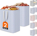 Lifewit 2 Pack Laundry Basket 100L Each, Collapsible Clothes Hamper by Lifewit