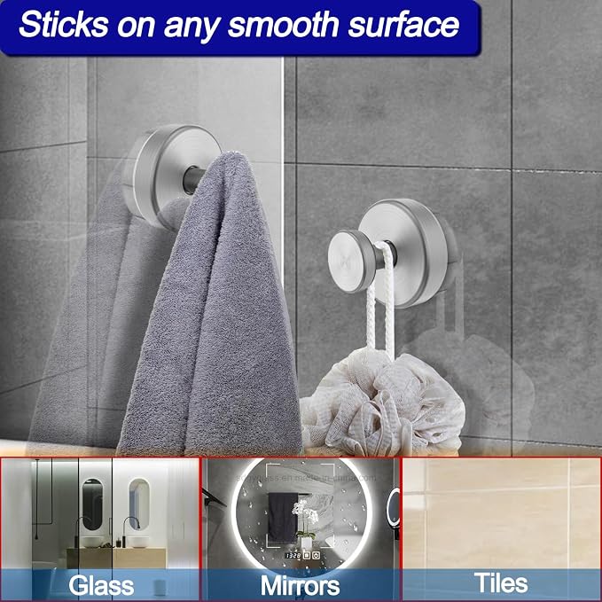 Bntuk Suction Cup Wreath Hanger, Wreath Hanger - Image 7