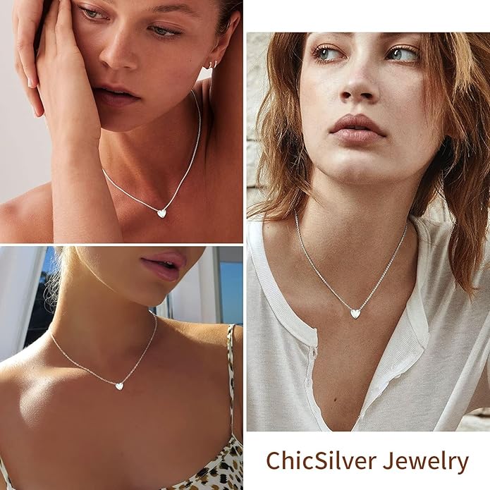 ChicSilver 925 Sterling Silver 12 Months Sparkling Round Cut Created Birthstone Pendant Necklace, 16 Inch Rolo Chain