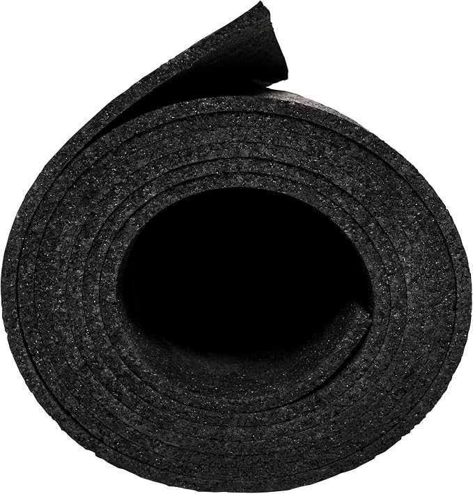 MSI Rubber Utility Mat 60in. x 96in. Black Non-Slip Floor Mat Tile - Image 4
