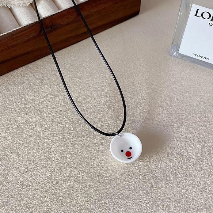 Snake Butterfly Necklace for Women Y2k Irregular Round Bead Pendant Women's Jewelry