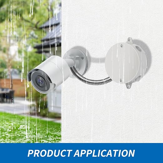 Round Outdoor Electrical Box, Five 0.5”Hole Round Junction Box, 9 Pack | - Image 6