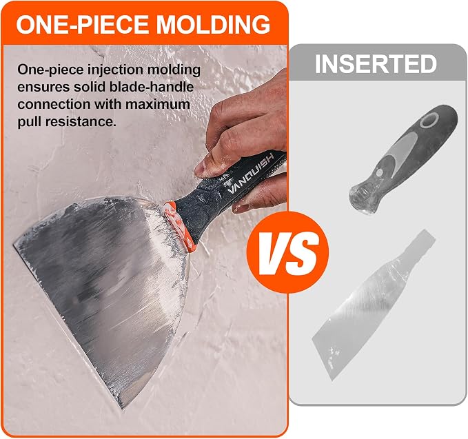 VANQUISH Stainless Steel Putty Knife, 3 Inch Paint Scraper - Image 4