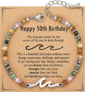 TONY & SANDY Friend Gifts for Women, Unique Valentine's Day Gifts for Her, Sister Gifts from Sister, Wave Bracelet, Christmas Birthday Gifts for Women, Bestie Friendship Bracelets