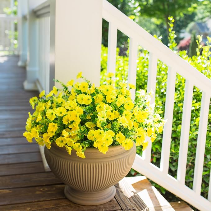 Artificial Flowers for Outdoors Fake Flowers Plants for Spring Summer Decor - Image 9