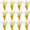 12 Pcs Metallic Foil Spray Centerpiece Party Star Table Decoration Brust by YinNorth