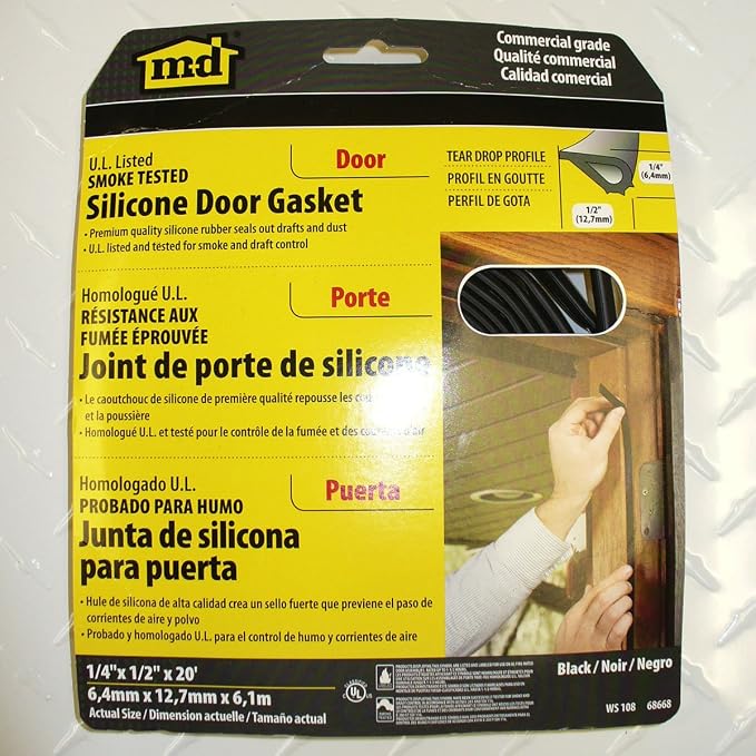 M-D Building Products 68668 Highly Durable Silicone Rubber Gasket Seal - Image 4
