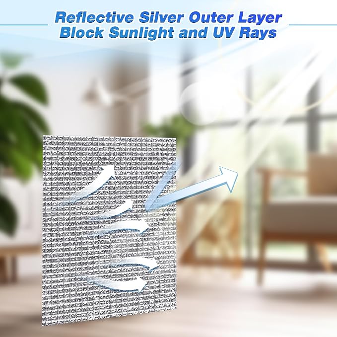 Frienda Rv Window Reflective Cover Camper Insulation Roll 47.2inchx25ft | - Image 5