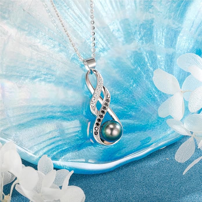 Birthday Gifts for Women Wife Pearl Necklace-Valentinees Gift for Her Grandma Mom on Christmas Day Mothers Day Wedding Gifts Anniversary