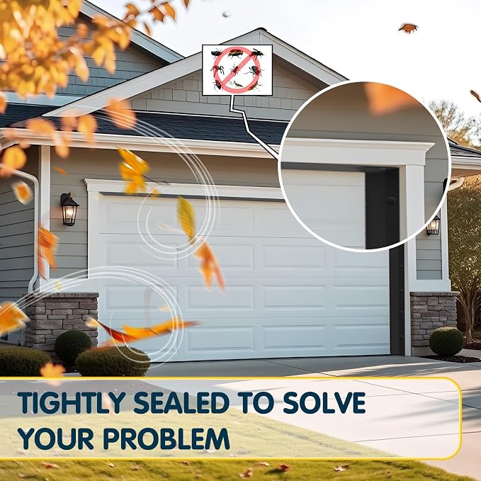 Garage Door Seal Top and Sides - 40 FT TPE Weather Stripping Garage Door Seal - Image 2