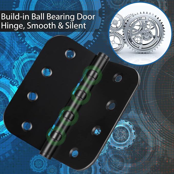 Ball Bearing Door Hinges Stainless Steel Heavy Duty Hinges 4 x 4 inch - Image 3