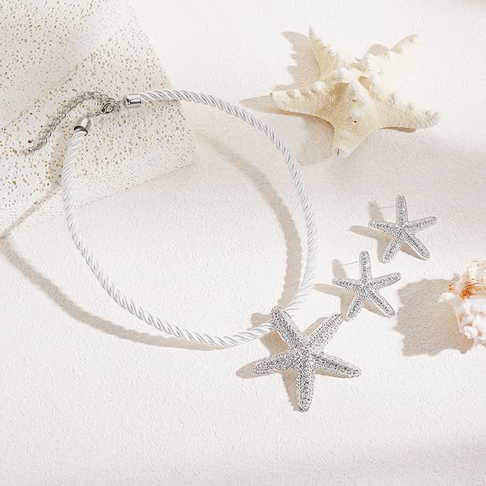 Bocar Starfish Pendant Necklace for Women