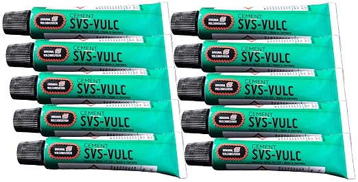 10 Tubes of Rema SVS-Vulc Tube Patch Vulcanizing Cement 5 gram by Unknown