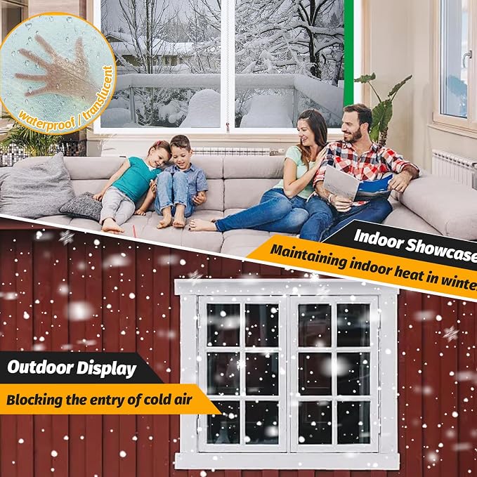 Window Insulation Kit Reusable Window Plastic - Image 2