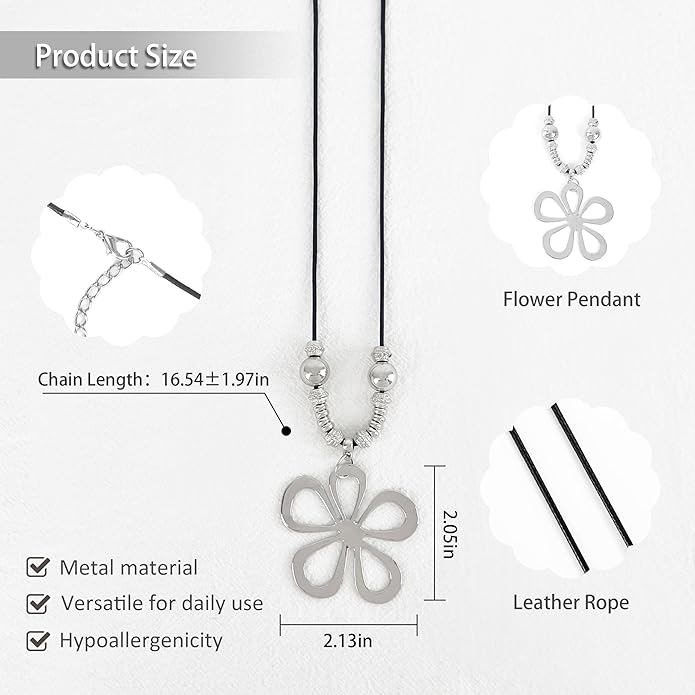 Snake Butterfly Necklace for Women Y2k Irregular Round Bead Pendant Women's Jewelry