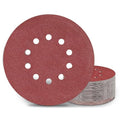 9 Inch 10 Holes Sanding Disc 120 Grit Drywall Sandpaper 30PCS by Awutzut