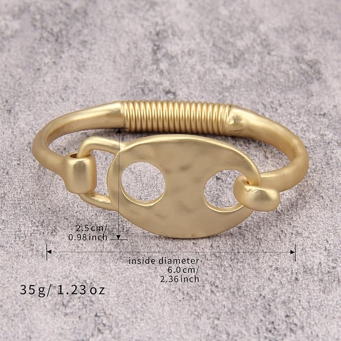 Gold Cuff Bracelet for Women Silver Beaded Bracelets Open Bangle Stackable Stretch Bead Bracelet Boho Jewelry Gifts for Wife Couple