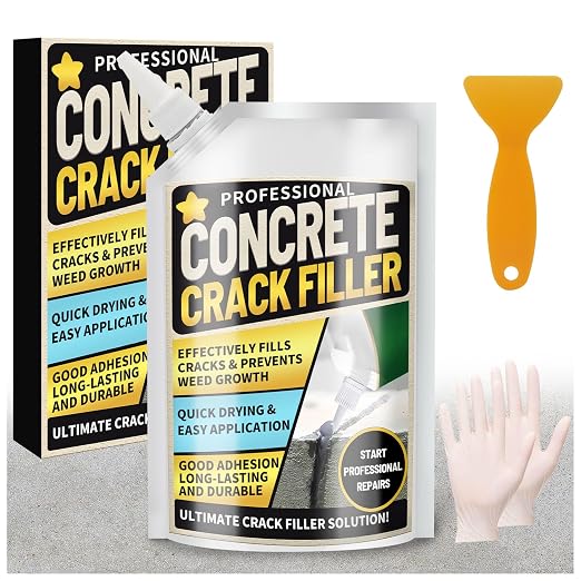 Concrete Crack Filler, High Elasticity Cement Crack Filler, Self Leveling by Meuvcol