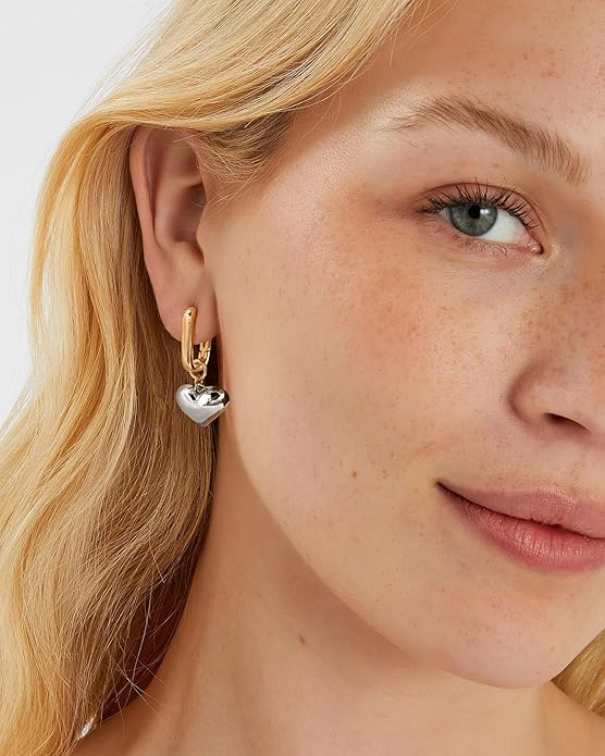 14K Gold Earring Cross Waterdrop Butterfly Heart Knot Earrings for Women Gold Silver Cross Leverback Drop Gold Silver Teardrop Hoop Dangle Earring White Gold Dangle Drop Earring