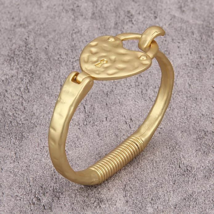 Gold Cuff Bracelet for Women Silver Beaded Bracelets Open Bangle Stackable Stretch Bead Bracelet Boho Jewelry Gifts for Wife Couple