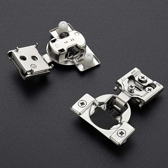 Soft Close Hinges for Kitchen Cabinet Hinges, 1/2 Inch Overlay, 60 Pack | 30 - Image 8