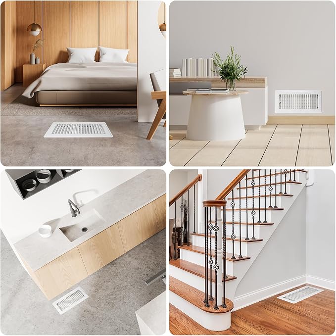 Floor Register 6x12-4 Pack Vent Covers - Image 7