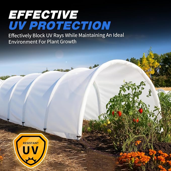 White Plastic Sheeting, 10 Mil 10' x 10', Crawl Space Vapor Barrier, Plastic - Image 5