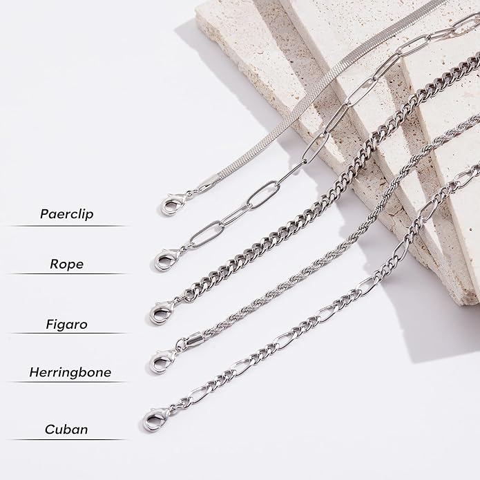 Gold Bracelets Set for Women Stack, Dainty Thick Bracelets Stack for Women Trendy, Simple Thin Gold Plated Cuff Stackable Bracelets With Beaded Cuban Paperclip Snake Rope Bangle Hand Chain Jewelry Gifts for Women Non Tainish