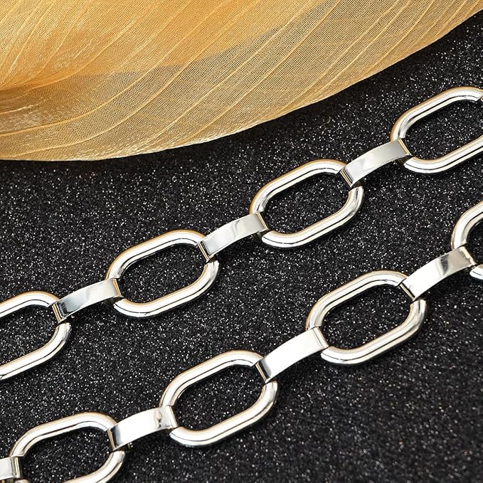 Women's Chain Belt Metal Waist Belt Chunky Belly Link Belt
