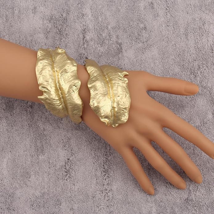 Gold Cuff Bracelet for Women Silver Beaded Bracelets Open Bangle Stackable Stretch Bead Bracelet Boho Jewelry Gifts for Wife Couple